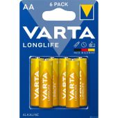 VARTA R6 alkalické batérie (AA) Longlife 6ks