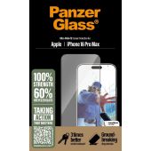 PanzerGlass - Tvrdené sklo UWF s aplikátorom pre Apple iPhone 16 Pro Max, čierna