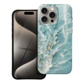FORCELL F-PROTECT Mirage, Military Drop-Tested case compatible with MagSafe for IPHONE 15 PRO MAX green marble