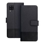 Gomma Book Samsung A12/M12 - čierne (s prackou)