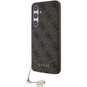 Obal Guess 4G Charm Samsung Galaxy S24 FE 5G S721 GUHCS24FEGF4GBR Brown