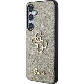 Obal Guess PU Fixed Glitter 4G Metal Logo Samsung Galaxy S25 5G S931 GUHCS25SHG4SGD Gold