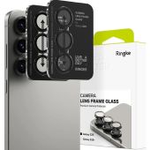 Ochranné sklo na fotoaparát Ringke Camera Frame Protector Samsung Galaxy S25 5G S931 čierne (2ks)