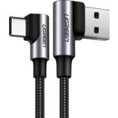 UGREEN US176 USB-A/USB-C Quick Charge 3.0 3A 0,5m grey