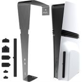 iPega P5R001, protiprachový kryt a záslepky PS5 Pro Black