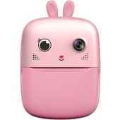 HURC10R Mini termálna fototlačiareň pre deti, nahrávanie videa, ružová