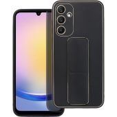 Obal LEATHER Case Kickstand Samsung Galaxy A25 5G A256 black