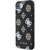 Obal Guess PU 4G Peony MagSafe Apple iPhone 16e GUHMPSE4P4PWPK Black