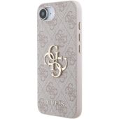 Obal Guess PU 4G Metal Logo Apple iPhone 16e GUHCPSE44GMGPI Pink