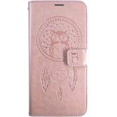 Obal MEZZO Book Xiaomi Redmi Note 14 4G lapač snov ružový