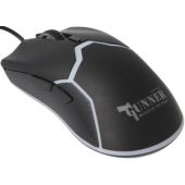 SWISSTEN GUNNER, herná myš, čierna