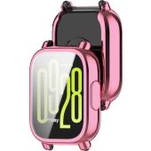 Ochranné puzdro/sklo Bizon Case Watch Felipe Xiaomi Redmi Watch 5 Active ružové