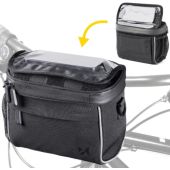 Wozinsky WBHBB-01, taška na bicykel na riadidlá, 4l, čierna