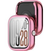 Ochranné puzdro/sklo Bizon Case Watch Felipe Xiaomi Redmi Watch 5 ružové