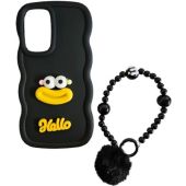 Obal 3D TPU Samsung Galaxy A36 5G A366/A56 5G A566 face čierny