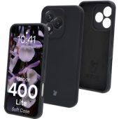 Obal Bizon Soft Case Honor 400 Lite 5G čierny