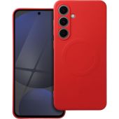 Obal SILICONE MAG COVER Case MagSafe Samsung Galaxy S24 FE 5G S721 red