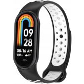 Beline remienok na Xiaomi Mi Band 9/8 design Čierno-biely
