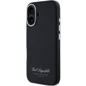 Obal Karl Lagerfeld Grained PU Hotel RSG Apple iPhone 16 KLHCP16SPGWCMKHK Black
