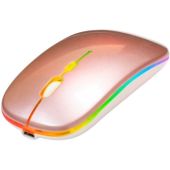 Setty wireless RGB mouse rose gold