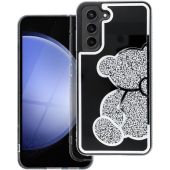 Obal TEDDY BEAR Case Samsung Galaxy S24 FE 5G S721 silver