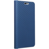 Obal LUNA Book Carbon Samsung Galaxy A26 5G A266 modrý