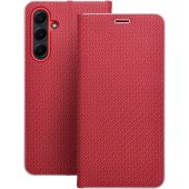Obal LUNA Book Carbon Samsung Galaxy A16 4G A165/A16 5G A166 red