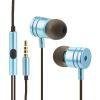 Handsfree slúchadlá Stereo blue box metal MI modro strieborné