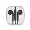 Handsfree slúchadlá Stereo pre Apple iPhone New Box čierne