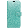 Diárové puzdro na Samsung Galaxy S21 FE 5G Forcell MEZZO mandala zelené
