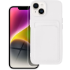 Silikónové puzdro na Apple iPhone 14 Pro Forcell Card biele
