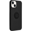 Silikónové puzdro na Apple iPhone 14 Plus Forcell Silicone Ring čierne