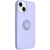 Silikónové puzdro na Apple iPhone 14 Plus Forcell Silicone Ring fialové