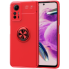 Plastové puzdro na Xiaomi Redmi Note 12S Metal Ring červené Plastové puzdro na Xiaomi Redmi Note 12S Metal Ring červené