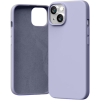 Silikónové puzdro na Apple iPhone 15 Mercury Silicone levanduľové