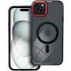 Obal COLOR EDGE MAG COVER MagSafe Apple iPhone 15 Pro Max black red