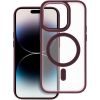 Obal Matte Mag Cover MagSafe Apple iPhone 15 plum red