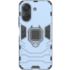 Odolné puzdro na Xiaomi Redmi 13C/Poco C65 Ring Armor Rugged svetlo modré