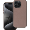 Plastové puzdro na Apple iPhone 15 Woven Mag Cover hnedé