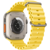 Náhradný remienok na Apple Watch 42/44/45/49 mm Forcell F-Design FA12 yellow