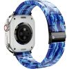 FORCELL F-DESIGN FA04 marble textured resin strap Apple Watch 38/40/41mm blue