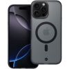 Obal FORCELL F-PROTECT Levels with Dual Layer 4D technology, Miliatry Drop Tested, MagSafe, Apple iPhone 16 Pro Max smoky black