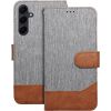 Obal JEANS Book Xiaomi Redmi 13C/POCO C65 gray
