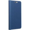 Obal LUNA Book Carbon Xiaomi Redmi Note 14 Pro 5G/14 Pro+ 5G/POCO X7 5G blue