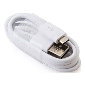 Kábel Samsung EP-DG925UWE, USB-A na microUSB, 1m, biely (Bulk)
