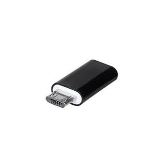 Adaptér z micro USB na typ-C čierny