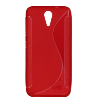 Silikónové puzdro S-dizajn pre Apple iPhone 6/6S červené