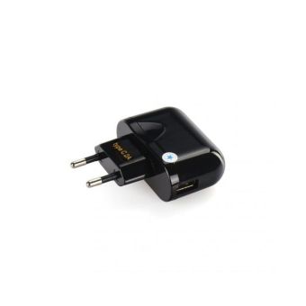 Sieťová nabíjačka Blue Star USB 2A s mirco USB káblom na typ-C čierna