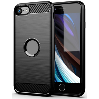 Silikónové puzdro na Apple iPhone 7 Plus/8 Plus Carbon TPU čierne