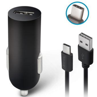 Autonabíjačka Forever USB C 2A M02 čierna 